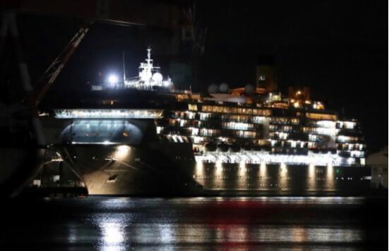 意大利邮轮停靠日本后暴发集体感染 34人确诊